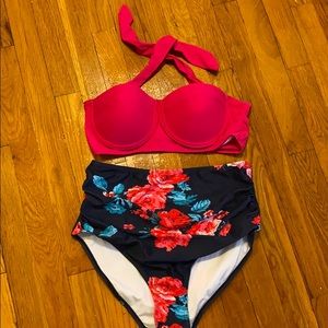 Women’s 2 piece high waisted bikini
